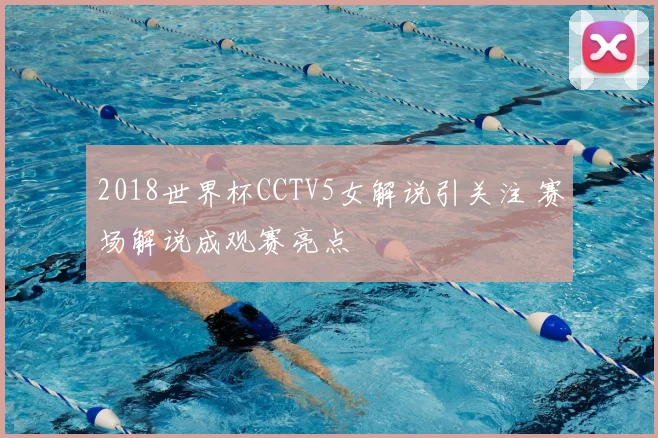 2018世界杯CCTV5女解说引关注 赛场解说成观赛亮点